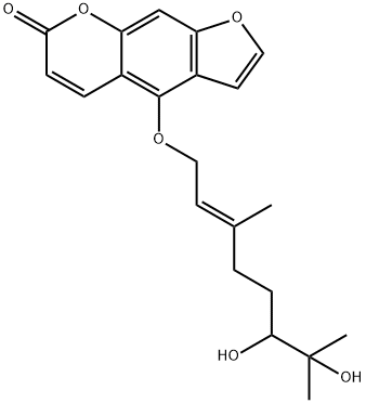 二羟基香柠檬素 结构式