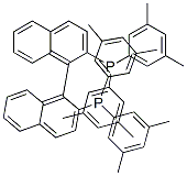 RAC-2,2'-双(二(3,5-二甲基苯基)膦)-1,1'-联萘 结构式