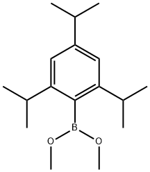 2,4,6-三异丙基苯基硼酸甲酯 结构式