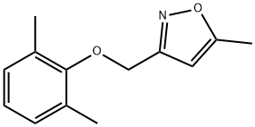 3-[(2,6-dimethylphenoxy)methyl]-5-methyl-oxazole 结构式