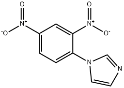1-(2,4-dinitrophenyl)imidazole 结构式