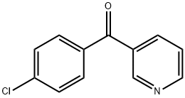 (4-氯苯)(吡啶-3-基)甲酮 结构式