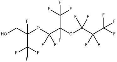 1H,1H-2,5-双(三氟甲基)-3,6-二氧代全氟壬醇 结构式