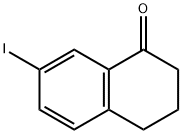 7-碘-Α-四氢萘酮 结构式