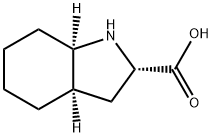 (2S,3AR,7AR)-八氢-1H-吲哚-2-甲酸 结构式