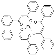 EUROPIUM 1,3-DIPHENYL-1,3-PROPANEDIONATE 结构式