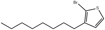 2-溴-3-辛基噻吩 结构式