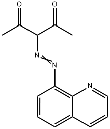 3-(8-Quinolylazo)-2,4-pentanedione 结构式