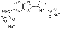 D-虫荧光素 6'-O-磷酸三钠盐 结构式