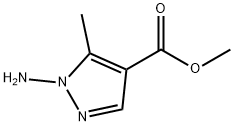 1H-Pyrazole-4-carboxylicacid,1-amino-5-methyl-,methylester(9CI) 结构式