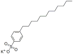 potassium 4-dodecylbenzenesulphonate 结构式