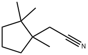 Cyclopentaneacetonitrile, 1,2,2-trimethyl- (9CI) 结构式