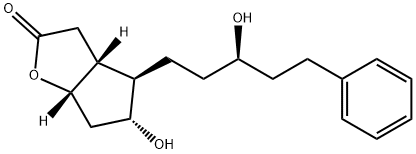拉坦前列腺素内酯二醇 结构式