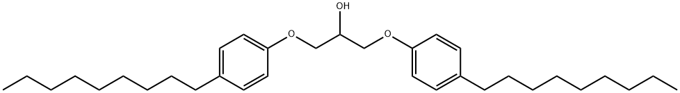 1,3-Bis(4-nonylphenoxy)-2-propanol 结构式