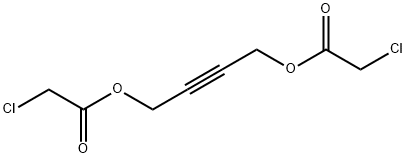 丁-2-炔-1,4-二基二(氯乙酸酯) 结构式