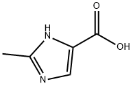 2-甲基-1H-咪唑-4-甲酸 结构式