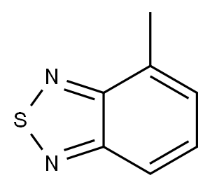 4-甲基-2,1,3-苯并噻二唑 结构式