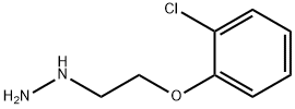 [2-(2-chlorophenoxy)ethyl]hydrazine 结构式