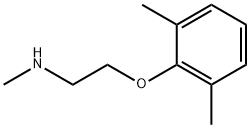 2-(2,6-二甲基苯氧基)-N-甲基乙胺 1HCL 结构式
