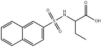 2-(NAPHTHALENE-2-SULFONYLAMINO)-BUTYRIC ACID 结构式