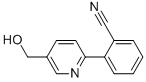 2-(5-(羟基甲基)吡啶-2-基)苯甲腈 结构式