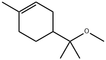 4-(1-甲氧基-1-甲基乙基)-1-甲基-环己烯 结构式
