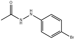 N'-(4-溴苯基)乙酰肼 结构式
