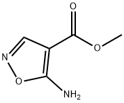 5-氨基异噁唑-4-甲酸甲酯 结构式