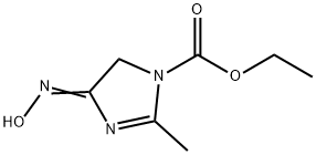 1H-Imidazole-1-carboxylic  acid,  4,5-dihydro-4-(hydroxyimino)-2-methyl-,  ethyl  ester 结构式