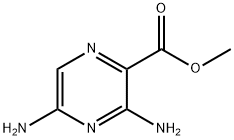 METHYL 3,5-DIAMINOPYRAZINE-2-CARBOXYLATE 结构式