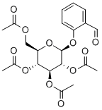 2'-FORMYLPHENYL 2,3,4,6-TETRA-O-ACETYL-BETA-D-GLUCOPYRANOSIDE 结构式