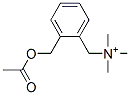 2-acetoxymethyl-N,N,N-trimethylbenzenemethanaminium 结构式