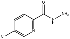 5-氯-2-吡啶甲酰肼 结构式