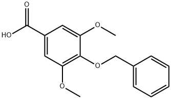 3,5-二甲氧基-4-苯甲氧基安息香酸盐 结构式
