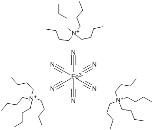 TETRABUTYLAMMONIUM HEXACYANOFERRATE(III) 结构式