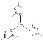 乙酰丙酮铥三水合物 结构式