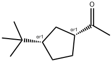 Ethanone, 1-[3-(1,1-dimethylethyl)cyclopentyl]-, cis- (9CI) 结构式