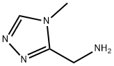 (4-甲基-4H-1,2,4-噻唑-3-基)甲胺 结构式