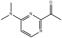 Ethanone, 1-[4-(dimethylamino)-2-pyrimidinyl]- (9CI) 结构式