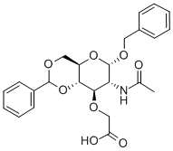 Benzyl 2-acetamido-4,6-O-benzylidene-3-O-(carboxymethyl)-2-deoxy-a-D-glucopyranoside