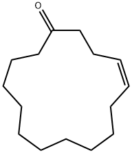 (Z)-4-环十五烯-1-酮 结构式