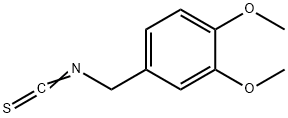 3,4-二甲氧基苄基异氰酸酯 结构式