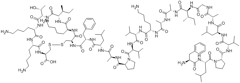 BREVININ-1 结构式