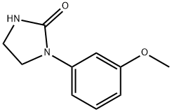 1-(m-Methoxyphenyl)-2-imidazolidinone 结构式