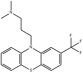 三氟甲丙嗪 结构式
