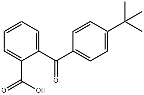 2-[4-(1,1-dimethylethyl)benzoyl]benzoic acid 结构式