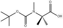 N-BOC-N,2-二甲基丙氨酸 结构式