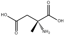 (R)-(-)-2-氨基-2-甲基丁二酸 结构式