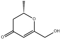 4H-Pyran-4-one, 2,3-dihydro-6-(hydroxymethyl)-2-methyl-, (2S)- (9CI) 结构式