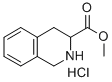 1,2,3,4-四氢异喹啉-3(R)-羧酸甲酯盐酸盐 结构式